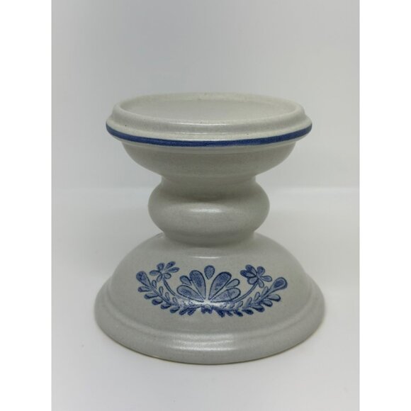 VTG Pfaltzgraff Yorktowne 4” Candlestick USA Centerpiece Stoneware Home Decor - Picture 1 of 4